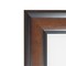 Petite Bevel Wood Wall Mirror, Cyprus Walnut Frame